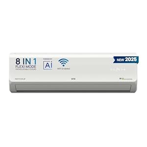 IFB 2025 Model Silver Plus Smart Series 1.5 Ton 5 Star In-built Wifi Split AC with HD Compressor, AI, Dual Gold Fin & 8-in-1 Flexi Mode – White (CI185SL22SGN1, Copper Condenser)