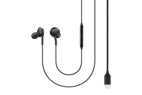 Image of Type-C Earphones for Xiaomi Redmi Note 13 Pro Plus 5G Earphones Original Like Wired in-Ear Headphones Stereo Deep Bass Headset Earbud with Type-C Audio Jack, Mic (CAK2, Black)