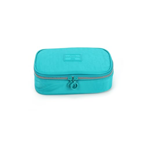 Estojo de Tecido, Up4you, Crinkle, G, 1 ziper, Verde