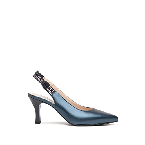 NEROGIARDINI SLINGBACK IN PELLE 37 Blu BLU