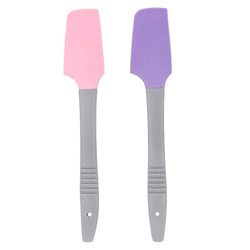 VICASKY Silicone Scraper Set 2 Pack Hair Removal Tool Eyebrow Waxing Spatula Reusable Spa Accessories
