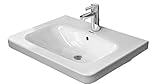 Waschbecken Duravit DuraStyle Möbelwaschtisch mit Überlauf, 800 mm • 800 x 480 22,5 8 mm, weiß mit Wondergliss