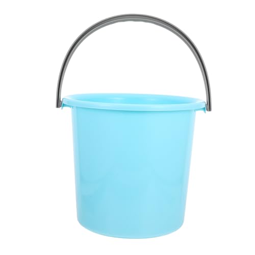 minkissy Cubo De Multifuncional De Plástico para Jardinería y Lavandería Cubo De Almacenamiento con Asa Marino para Limpieza