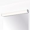 Enuotek Led-badkamerlamp, wandspiegellamp, zijdelings met schakelaar over spiegel, IP44, 60 cm, lengte hoge helderheid, 1200 lumen, natuurlijk wit, 4000 K, niet dimbaar, 1 lamp