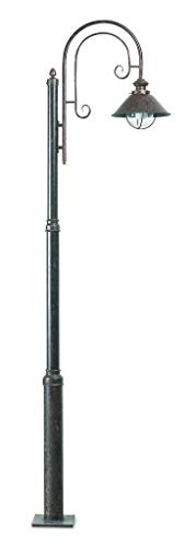 Faro Barcelona 71116 Nautica lampadaire extérieur rustique marron E27