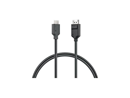 Cable DisplayPort a HDMI 2m macho a macho para adaptador de tarjeta gráfica a monitor PC