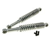 Juego de amortiguadores universales cromados 300 mm – Mofa, Mokick, Moped