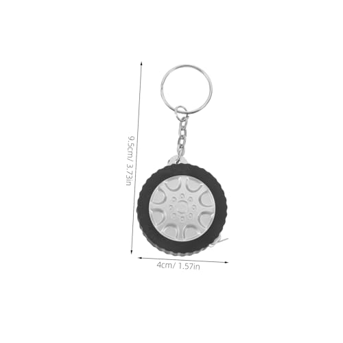 VOSAREA 2pcs cinta métrica retráctil compacta portátil miniatura 2