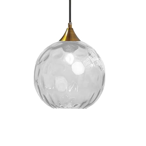 ZTTECH Lámpara Colgante de Vidrio Claro