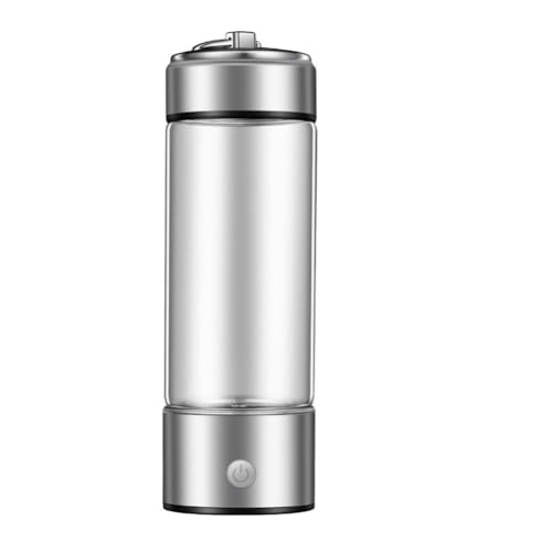Wrtysully Botella de Agua de HidróGeno Avanzada, MáQuina Ionizadora de Agua Recargable PortáTil con TecnologíA SPE, para el Hogar, la Oficina y los Viajes