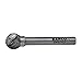 BAHCO BAHD0606M06 Carbide Bur Spherical Carbide Rotary Bar, Single Cut