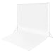 Linhedai 10 x 20 ft White Backdrop Background White Screen White Backdrop for Photography Video Recording Picture Shooting high Density Polyester Fabric Pure Recording Parties Curtain