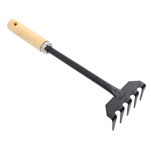 Levemolo Râteau De Jardin Mini Râteau à Gazon Petit pour Jardinage Aération des Sols
