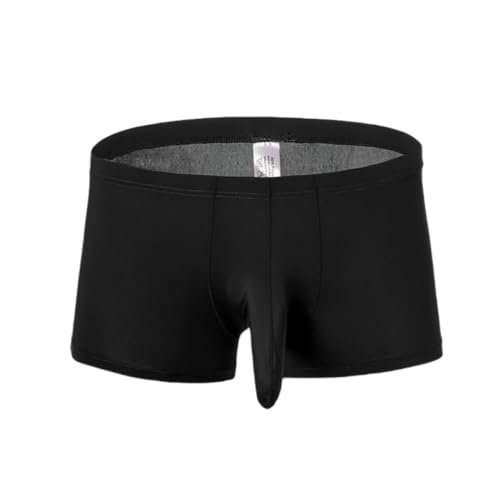 Mens Bullet Underwear Boxer Briefs Elephant Trunk Sexy Ice Silk Pouch JJ Sheath Mens Briefs - Main Image