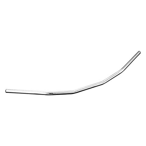 Highway Hawk Handlebar Flyer Wide 1000 mm Wide for 1 Inch (25.4 mm) Clamp with Notches for Harley Davidson Models Chrome TÜV Cover