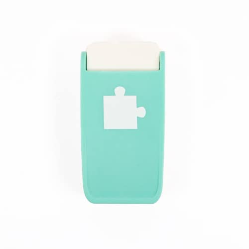 Craftelier – Troqueladora para Manualidades – Perforadora Papel 1 Agujero | Troquel Pieza de Puzle 2,54 cm (1