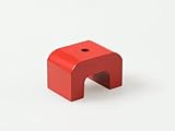Aimant alnico fer à cheval rouge 30 mm - 70 mm jusqu'à 180°C - tient 4,5-32 kg - Aimant...
