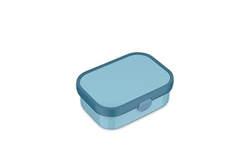 Mepal - Fiambrera Campus - Bento Box para Niños - Lonchera con Compartimento y Tenedor - Fiambrera con Cierre de Clip - Sin BPA y apta para Lavavajillas - 750 ml - Cool blue | Ya disponible en tu tienda friki favorita! En mundofriki.es!