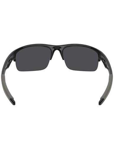 Image of BLAZERBUCK Replacement Temple Sleeves Ear Socks for Oakley Bottle Rocket OO9164 Sunglass - Black + Grey