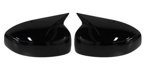 Coques de rétroviseurs en carbone noir brillant pour Nissan Sylphy 2006-2012 ajustement précis