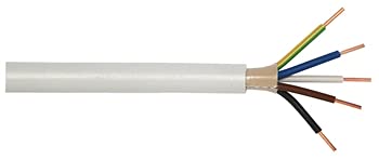 Mantelleitung Kabel NYM-J 50m Ring vers. Querschnitte (5x1,5mm)