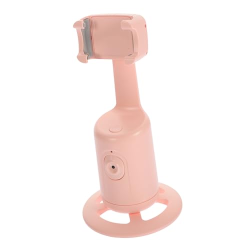 Angoily 1 Pieza Soporte de seguidor de Cara Frente a Soportes Anillo de luz para trípodes para trípode para automático Soporte para teléfono nexowo teléfono Inteligente Rosa