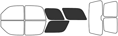 Rtint Window Tint Kit Compatible with Cadillac Escalade 2002-2006 - Cargo - 20% Cargo Cargo - 20%