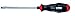 Felo 0715750699 4.5m-Meter x 0.8 x 3-3/4-Inch Slotted Screwdriver with Hex Bolster, 500 Series