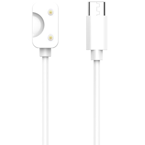 Compatible for Samsung Galaxy FIT 3 Charger, 3.3ft USB-C Charging Cable Magnetic Charger for Samsung Galaxy FIT 3 SM-R390 Smartwatch (Black&White)