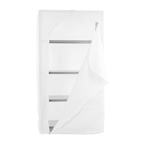 SimonRack Schutzhülle für Regale, 180x90x40 cm, Reißverschluss, Weiss