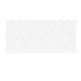 Accessoire de vêtements en dentelle, multi-usages, large application en 4 couleurs, large bordure en dentelle, mode élégant pour mariage, décoration de fête pour la maison (blanc droit)