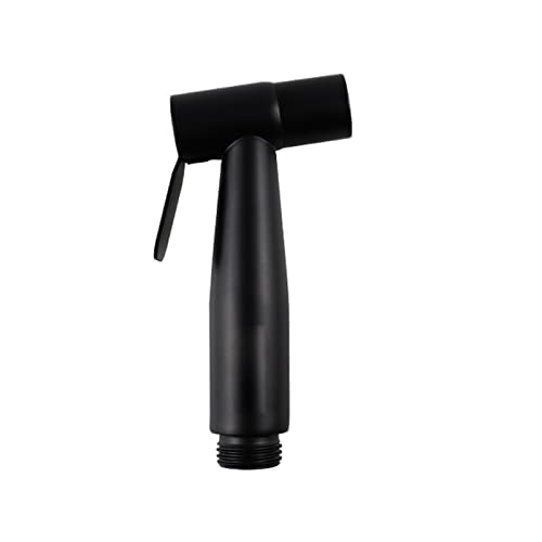 TTDGYYXW Rociador para bidé para Inodoro, Grifo de Ducha Negro, bidé, Cabezal rociador para bidé, rociador de Acero Inoxidable Negro, Ducha con Ahorro de Agua, Cabezal de Ducha para Inodoro