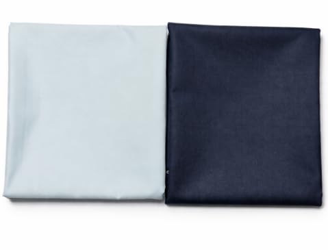 Men's Premium Unstitched Shirt and Pant Fabric Combo, Light Blue and Navy Blue, Wrinkle-Resistant, 2.5m + 1.2m, Formal Wear-picture-53