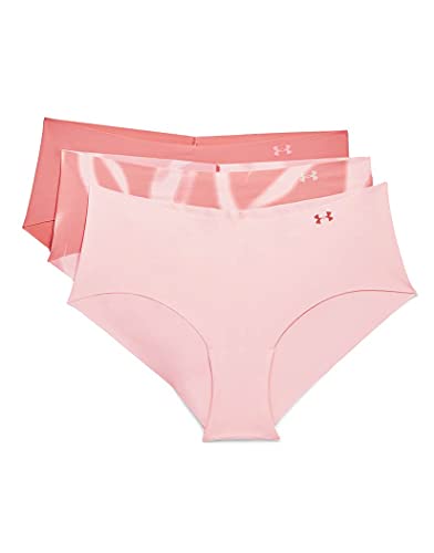 Image of Under Armour Women's Deprecated-3-pack Pure Stretch No Show Hipster Underwear, All-day Comfort Fit & Ultra-soft