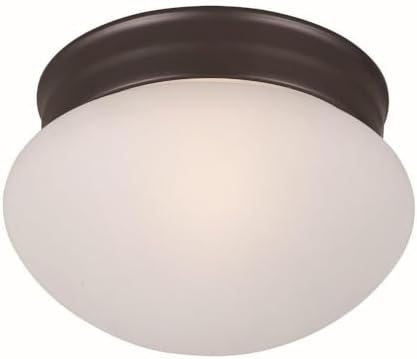 Maxim Essentials-One Light Flush Mount in Style-7.5 Inches Wide by 4.5 inches high-Oil Rubbed Bronze Finish