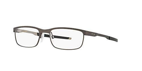 Image of Oakley mens Ox3222 Steel Plate Rectangular Prescription Eyewear Frames