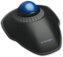 Kensington 72337 Optical Trackball, w/Scroll Ring, 4-1/2-Inch x5-1/2-Inch x2-Inch, BK