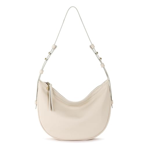 Image of The Sak Tess Crescent Shoulder Bag - Premium Women's Handbag for Everyday & Travel - Adjustable Strap with Zipper Closure