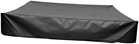 Square Waterproof Oxford Cloth Sandbox Cover Canopy Black