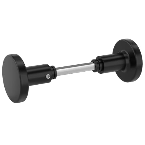 AwmnSrman Türknauf Türgriff mit Vierkant 8 mm Türknauf Drehbar Für Türstärke 38-50mm Schwarz