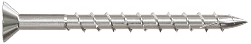 Simpson Strong-Tie T08200DWP Deck-Drive DWP Wood SS Tornillo — #8 x 2 in. T-20, Cabeza Plana, Tipo 316 (85 piezas) miniatura 1