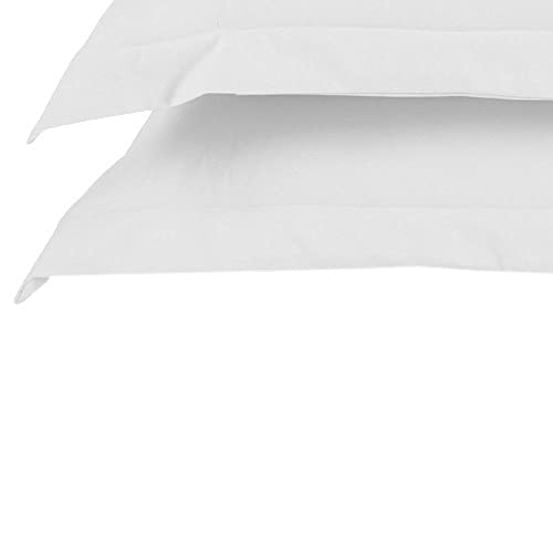 Jogo de Lençol Charme Percal 300 Fios King Size 3pçs com Aba Americana (Branco)