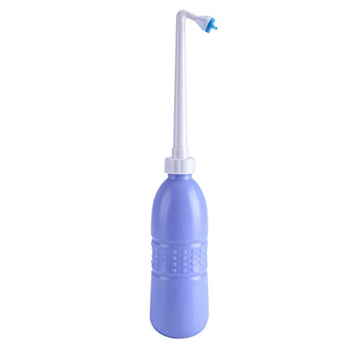 Shanrya Pulvérisateur de Bidet Portable, Nettoyage Intime pour Femmes et Hommes, Buse Extensible, Design Compact, Nettoyage Confidentiel, Plastique Blanc