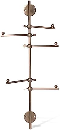Park Hill Collection Urban Living Vertical Coat Rack, 5 Hooks image 4
