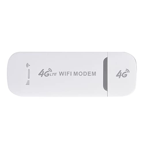 Módem WiFi móvil 4G LTE - Router Inalámbrico Móvil WiFi Portátil,Tarjeta de Red de Banda Ancha móvil portátil, con Cobertura súper Fuerte Tacery Cover