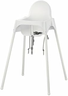 IKEA イケア ハイチェア 安全ベルト付き ホワイト/ホワイト m29597513 ANTILOP アンティロープ