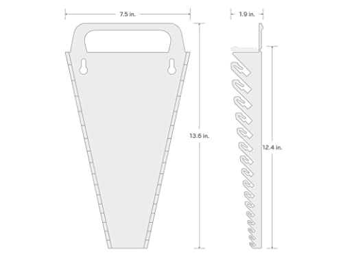 Rack de rangement outils TEKTON 79372 rouge pour garage - 8