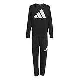 adidas Unisex - Bambini e ragazzi ESSENTIALS JOGGER, black/white/black, 15-16 Years