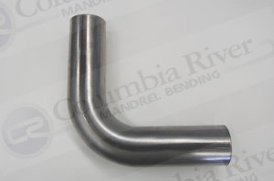 3.00" Mild Steel, 4.00" Radius, 16 Gauge, 90 Degree Mandrel Bend COLUMBIA RIVER MANDREL BENDING