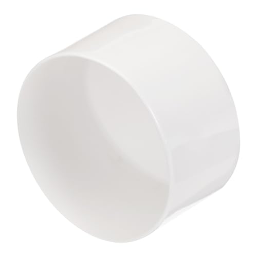 Image of uxcell 4pcs Rubber End Caps 70mm ID Vinyl Round End Cap Cover Screw Thread Protectors White, 40mm Height